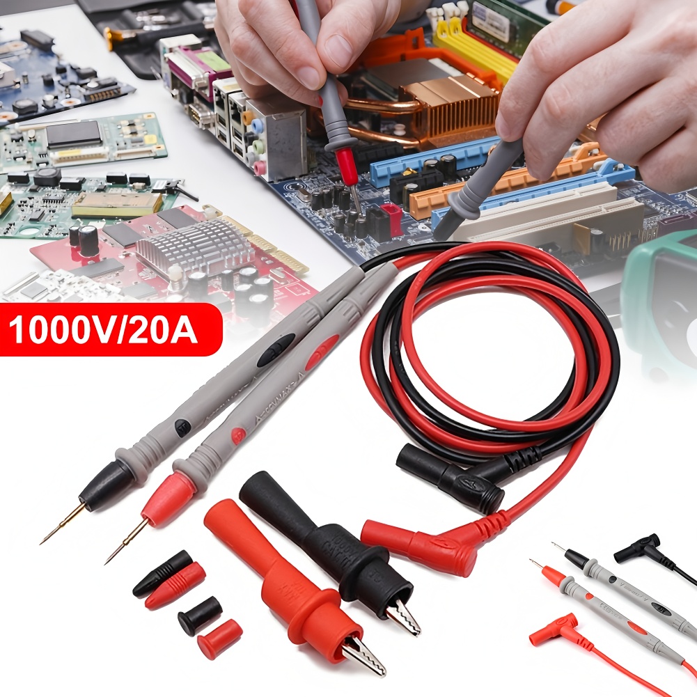 Tools For Electronic Workshop - 1쌍의 멀티미터 테스트 리드 내구성이 뛰어난
