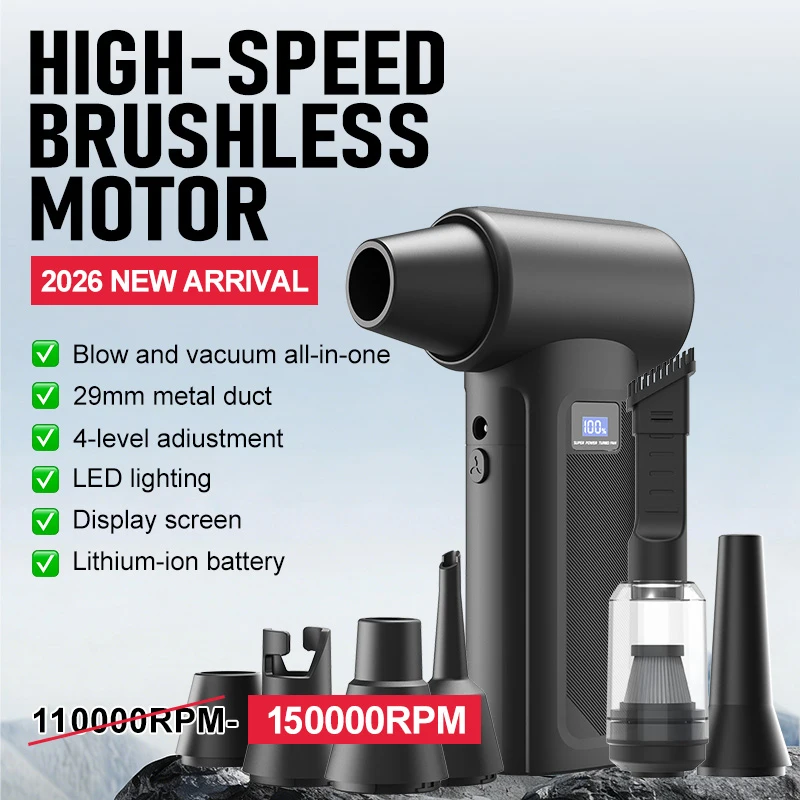Tools For Electronic Workshop - 무선 터보 팬 블로워 150000RPM 휴대용
