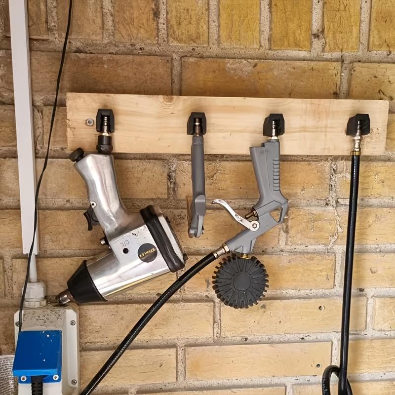 Workshop Tools Wall - 4개의 공압 공구 벽걸이 홀더 세트,