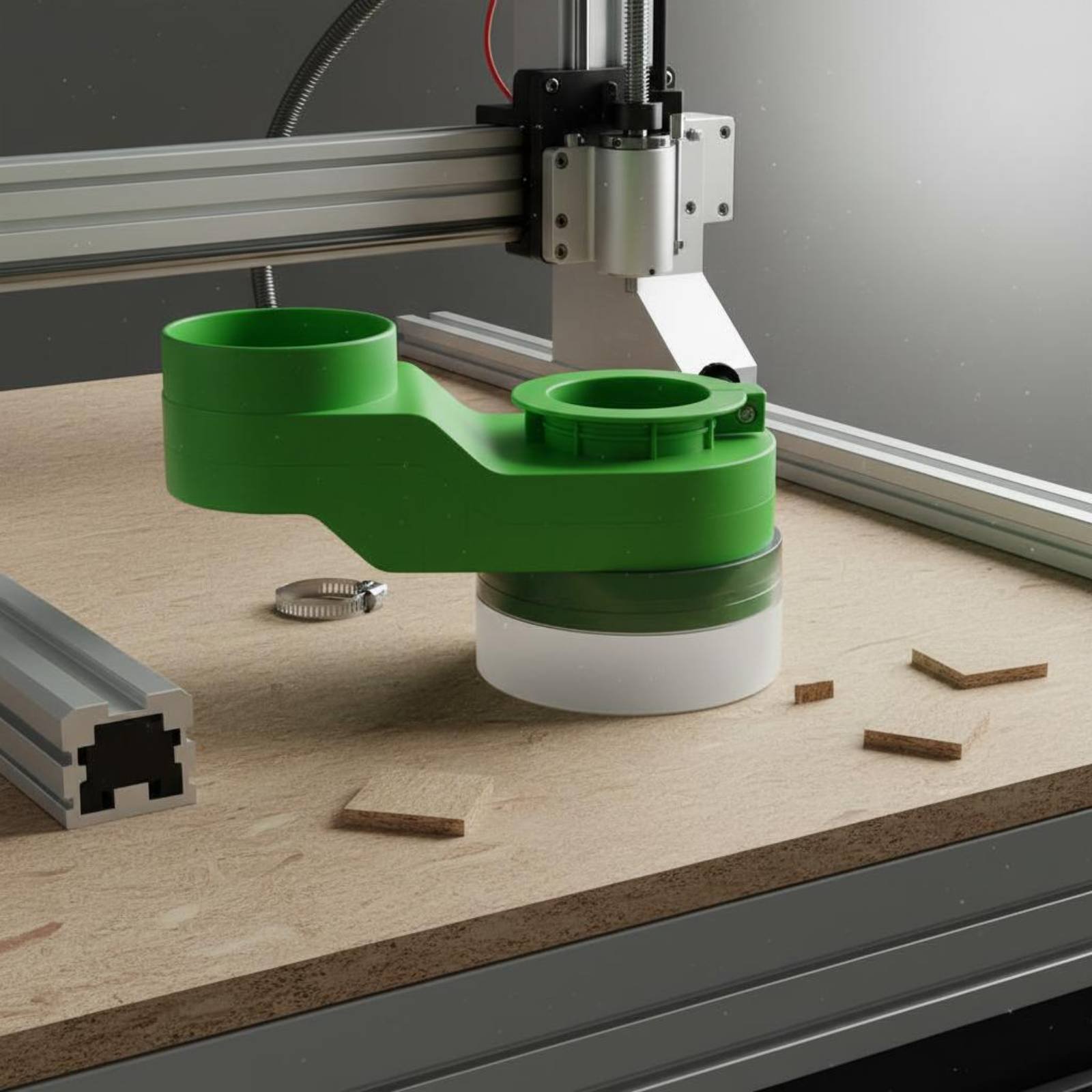 스핀들 먼지 커버, CNC 먼지 후드, 조각기 흡입 커 - Workshop Tools Machine 리뷰 및 가격