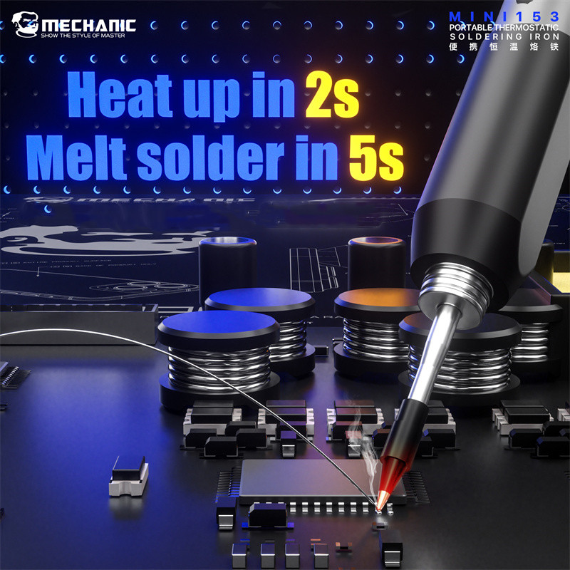 Mechanic Mini153 휴대용 납땜 인두 온도  - Tools Qc 리뷰 및 가격