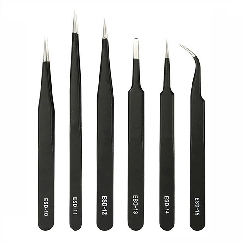 정밀 핀셋 세트 ESD 정전기 방지 수리 도구 전자제품 - Tools For Electronic Workshop 리뷰 및 가격