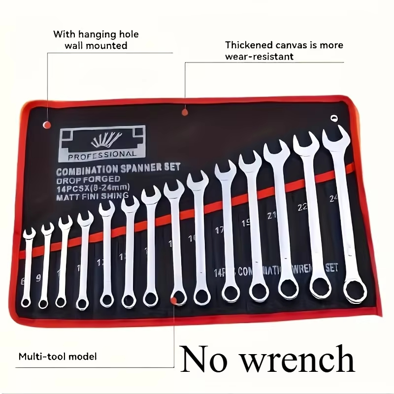 14포켓 양두 렌치 공구 보관 가방. 내구성이 뛰어난  - Workshop Tools Organizing 리뷰 및 가격