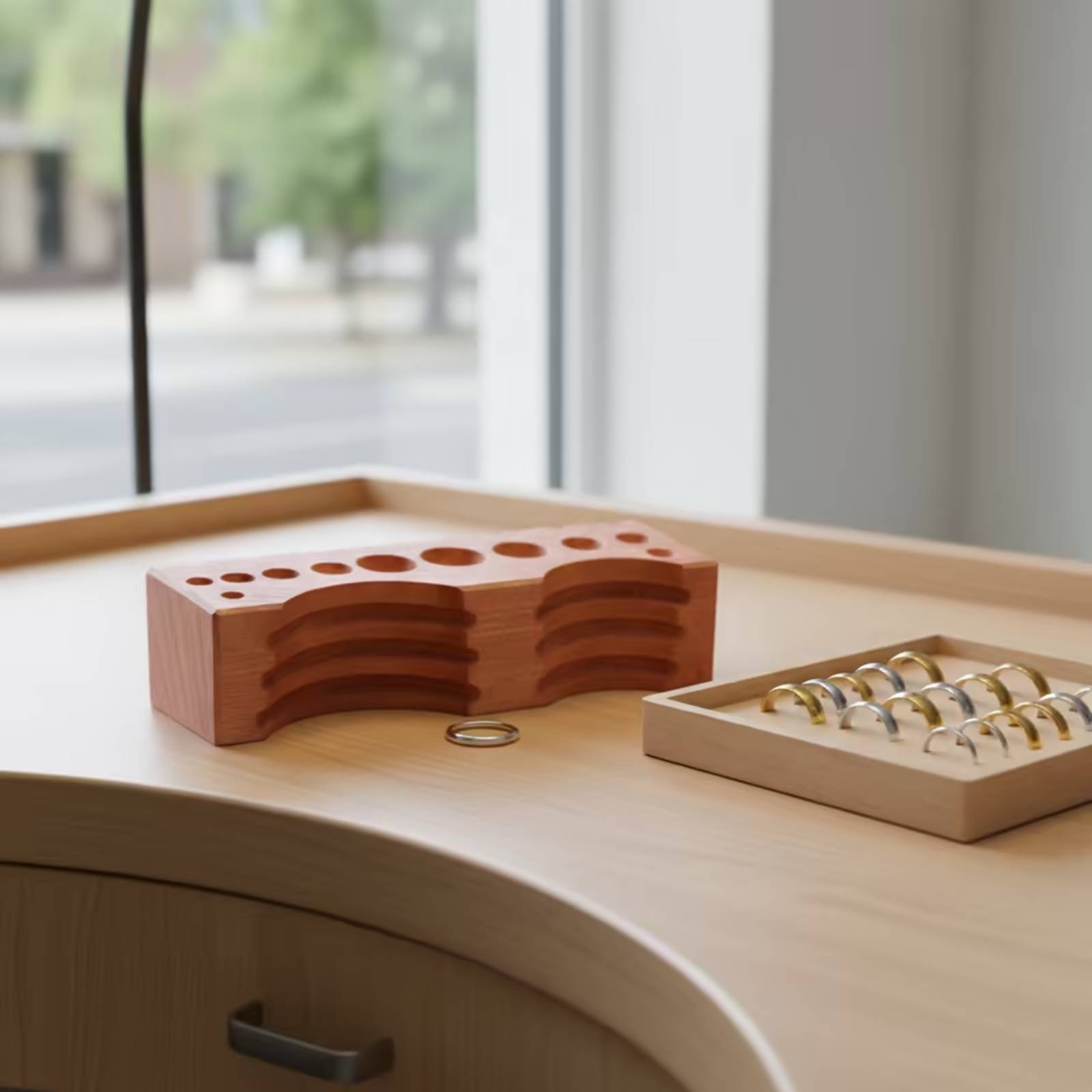 보석 성형 블록 단단한 목재 보석 성형 블록 도구 장인 - Workshop Tools Wood 리뷰 및 가격
