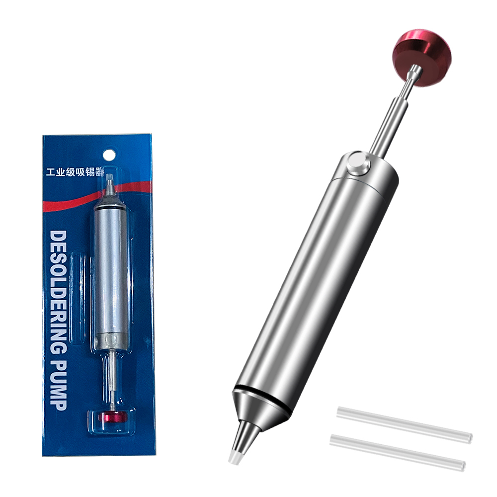 알루미늄 디솔더링 펌프 흡입식 주석 건 납땜 흡입 펜  - Tools For Electronic Workshop 리뷰 및 가격