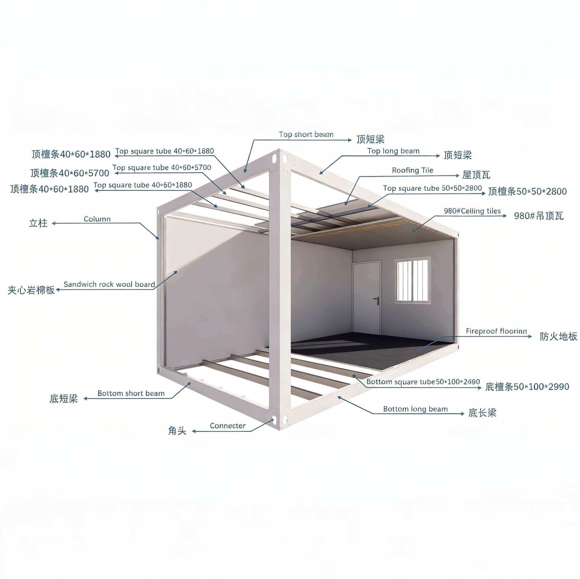 조립식 현대 모듈형 컨테이너 하우스 1베드룸 조립식 건 - Workshop Tools In Ship 리뷰 및 가격