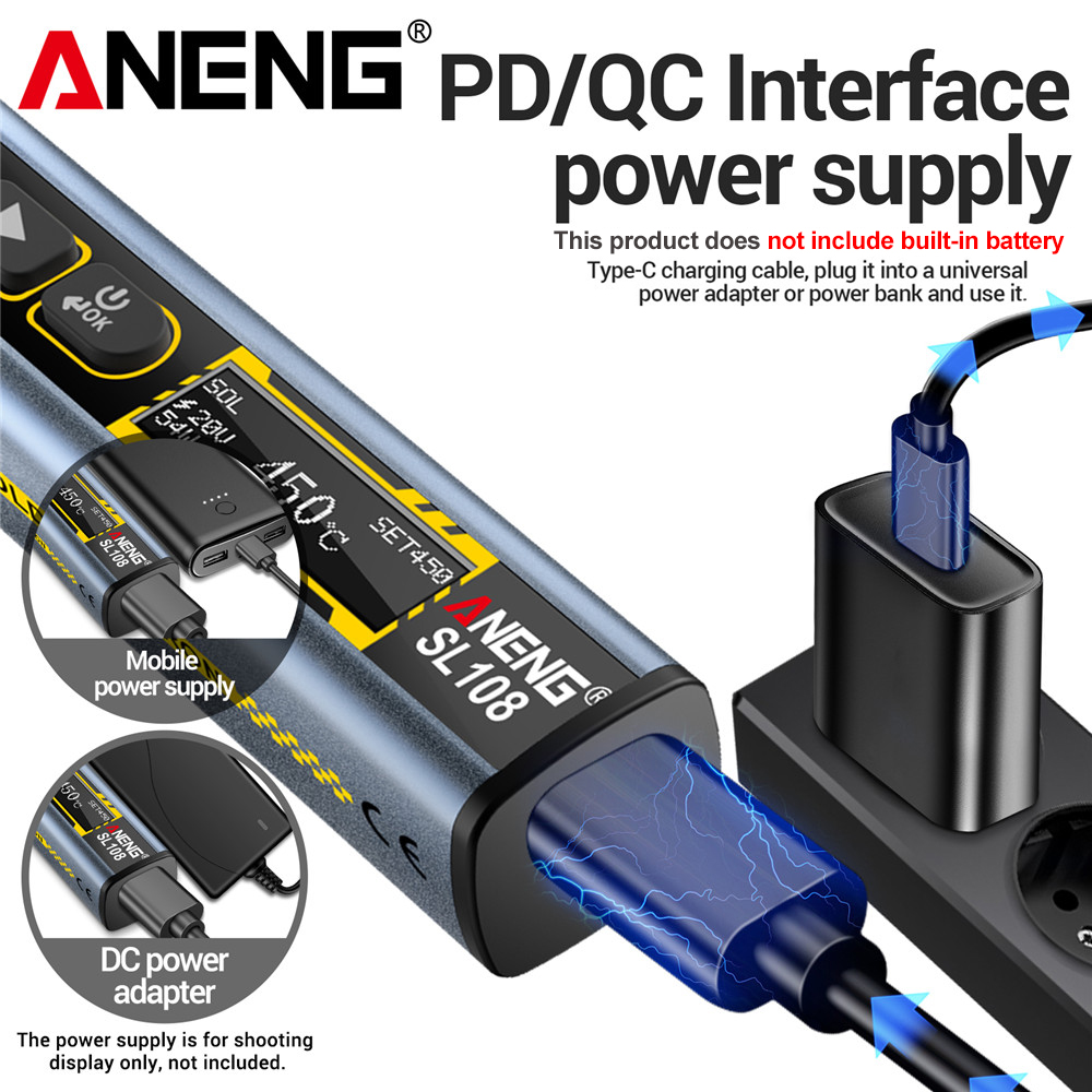 ANENG SL108 96W 전기 납땜 인두 키트 PD - Tools Qc 리뷰 및 가격