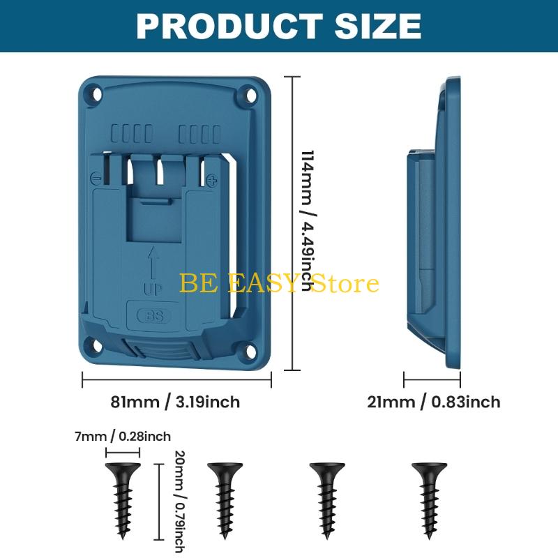 E28F 5개 18V 공구 홀더 벽 장착 브래킷 지지대 - Workshop Tools Organizing 리뷰 및 가격
