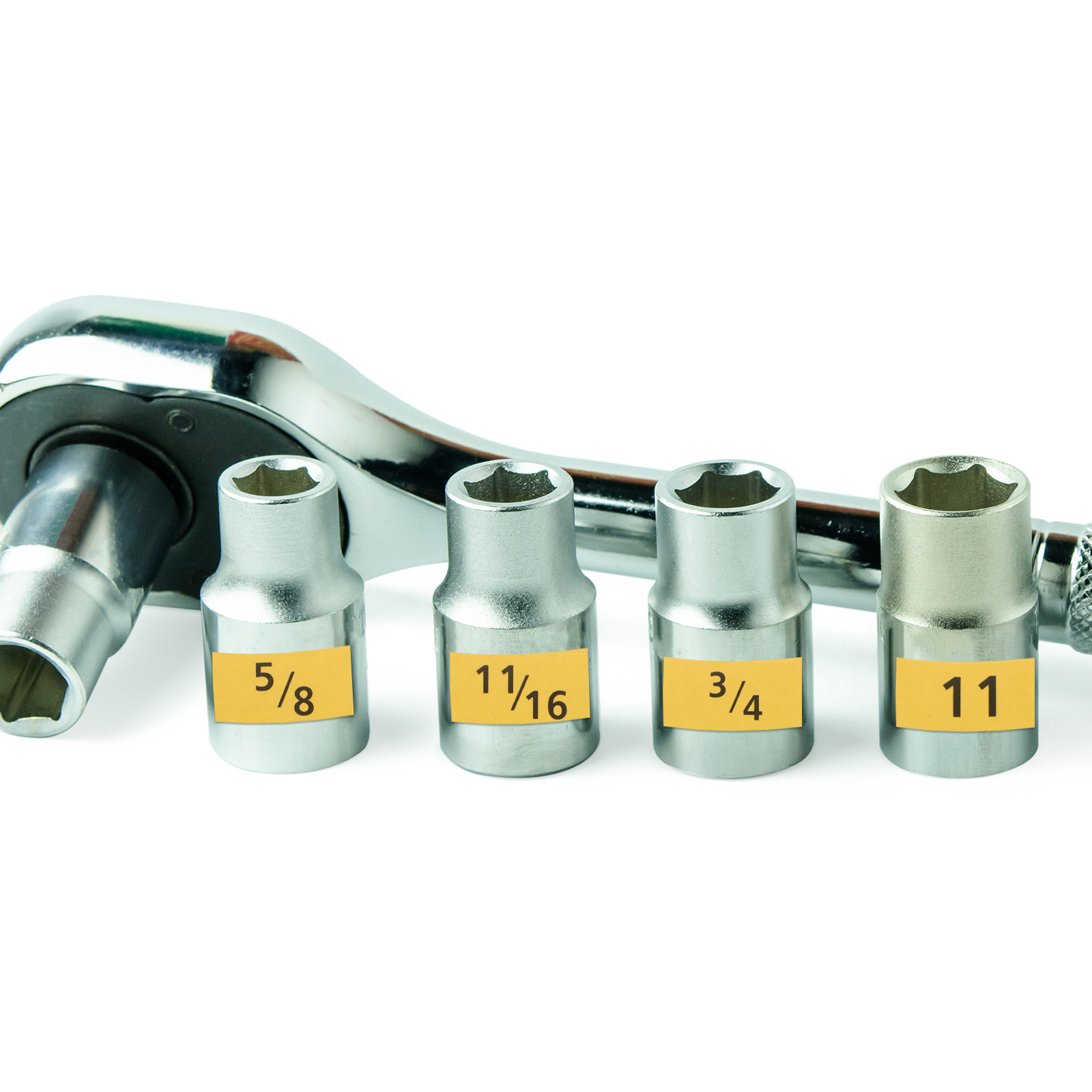 20장 소켓 렌치 스티커 자체 접착식 소켓 사이즈 식별 - Mechanical Tools In Workshop 리뷰 및 가격