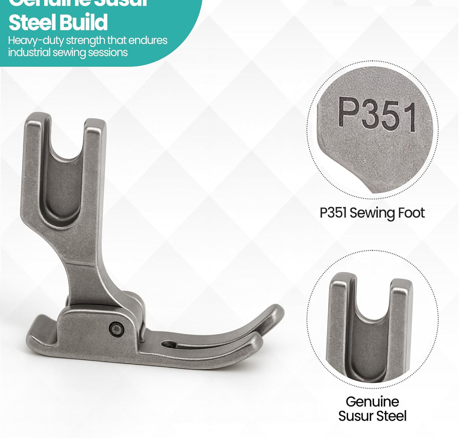 P351 산업용 재봉틀용 표준 프레서풋, 직선 스티치  - Workshop Tools Machine 리뷰 및 가격